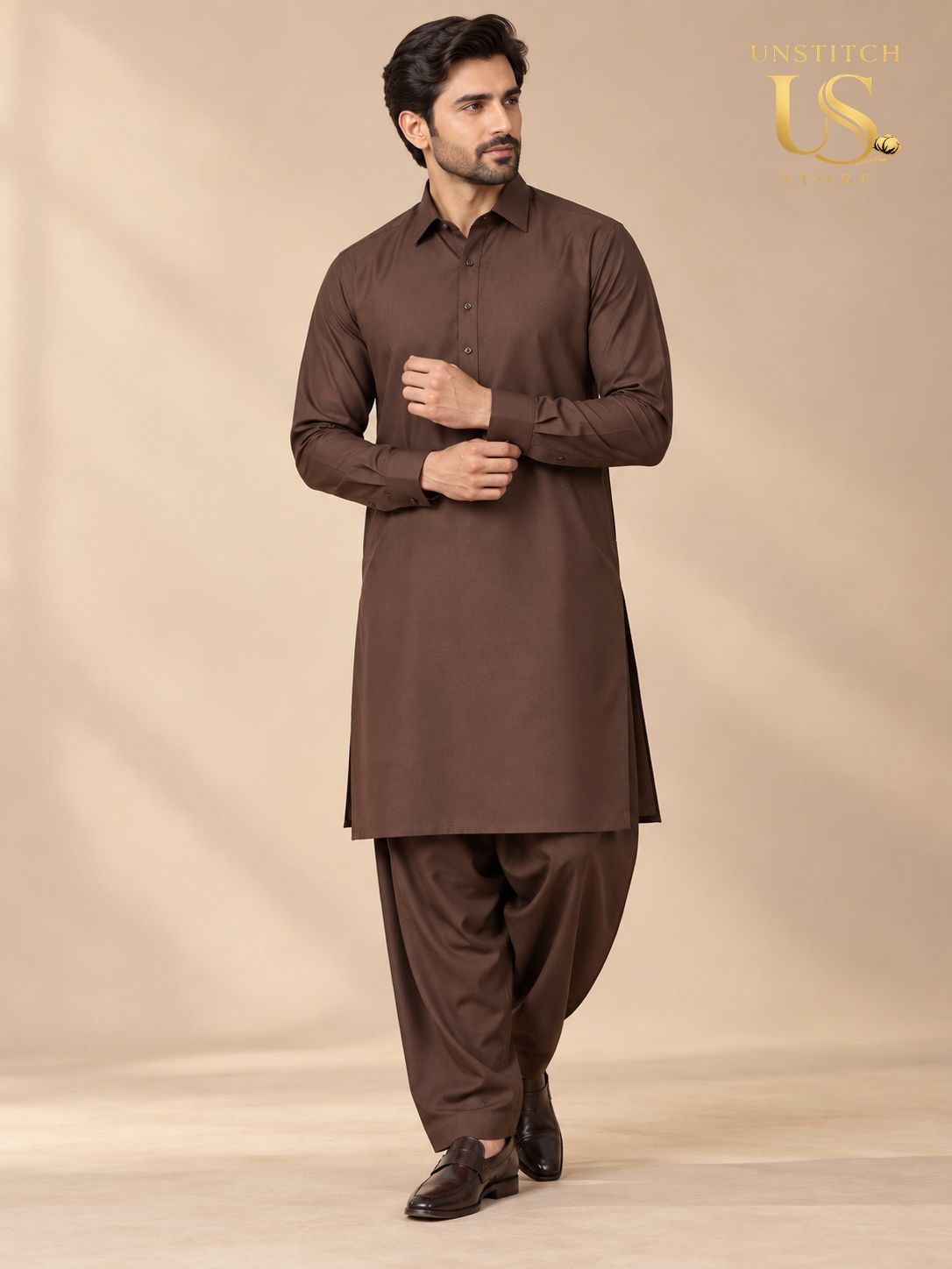 CHOCOLATE Double Irish Winter Fabric for Men