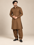 GOLDEN BROWN Double Irish Winter Fabric for Men