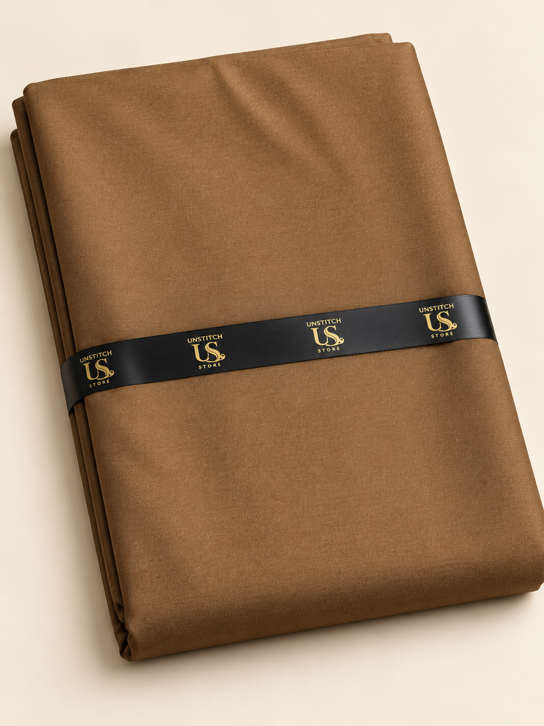GOLDEN BROWN Double Irish Winter Fabric for Men