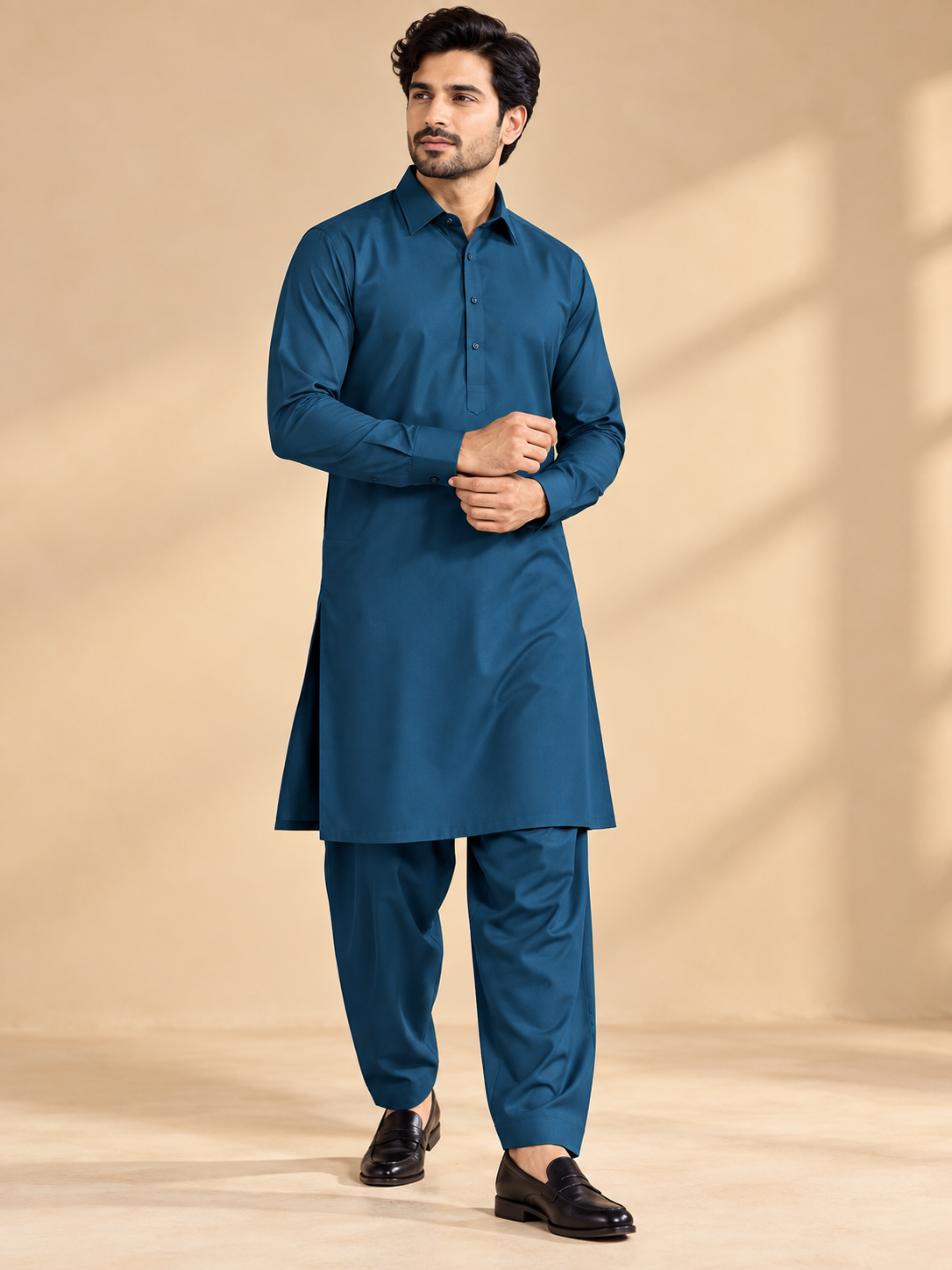 TEAL Double Irish Winter Fabric for Men